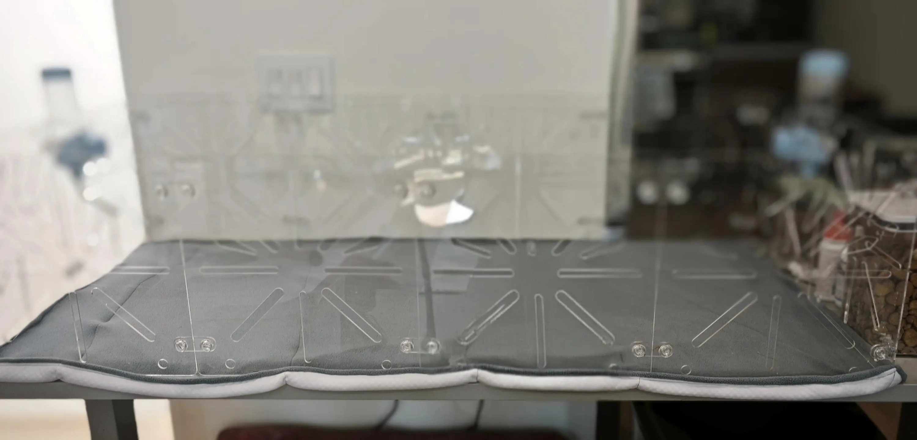 Clinical Series fleece cage liner showing the all-in-one layered construction